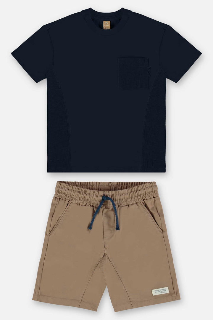 UP BABY NIÑO CONJ DE SHORT BLUE