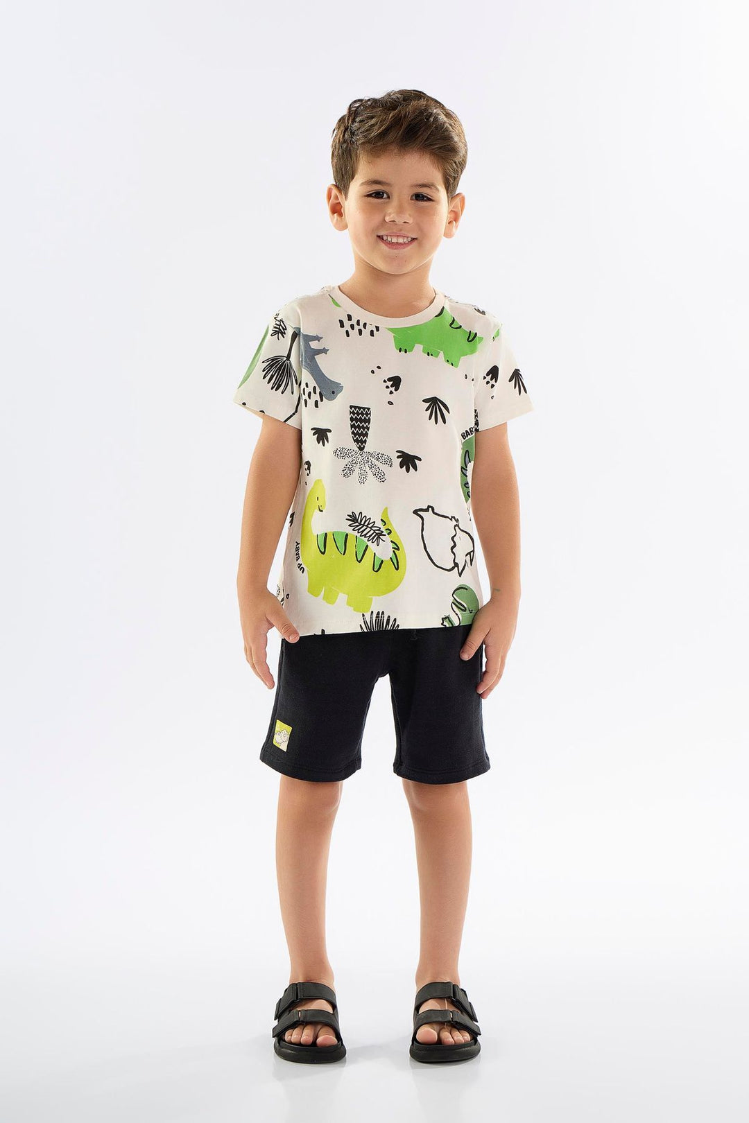 UP BABY NIÑO CONJ DE SHORT WHITE