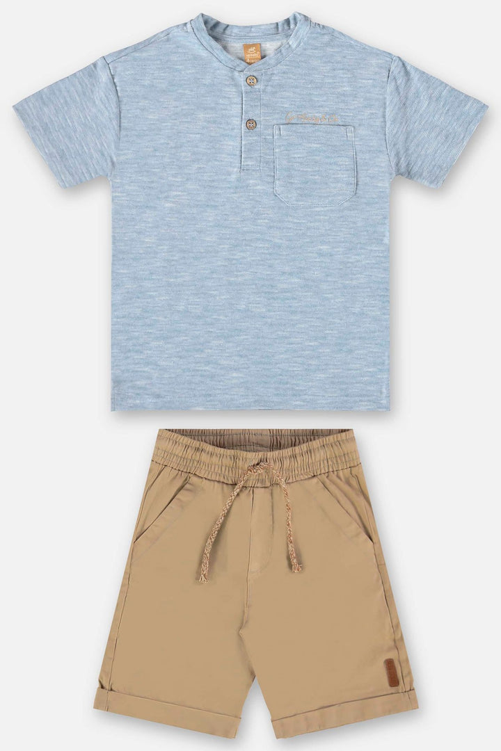 UP BABY NIÑO CONJ DE SHORT BLUE