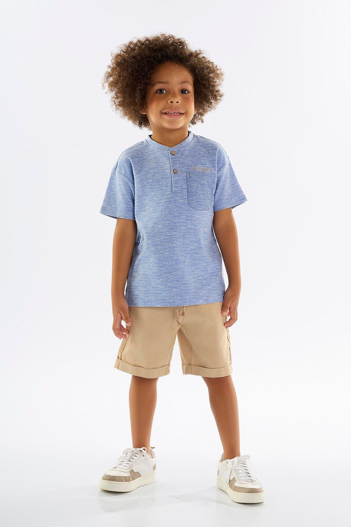 UP BABY NIÑO CONJ DE SHORT BLUE