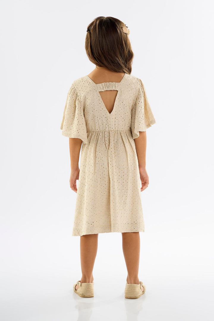 UP BABY NIÑA VESTIDO OFF WHITE