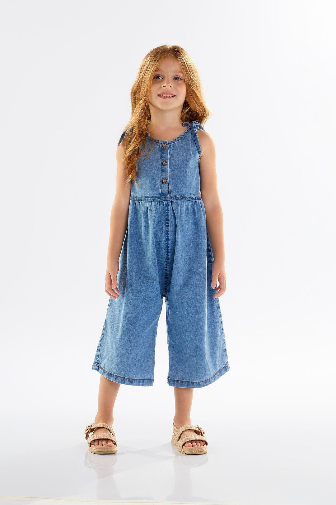 UP BABY NIÑA OVEROL DENIM BLUE