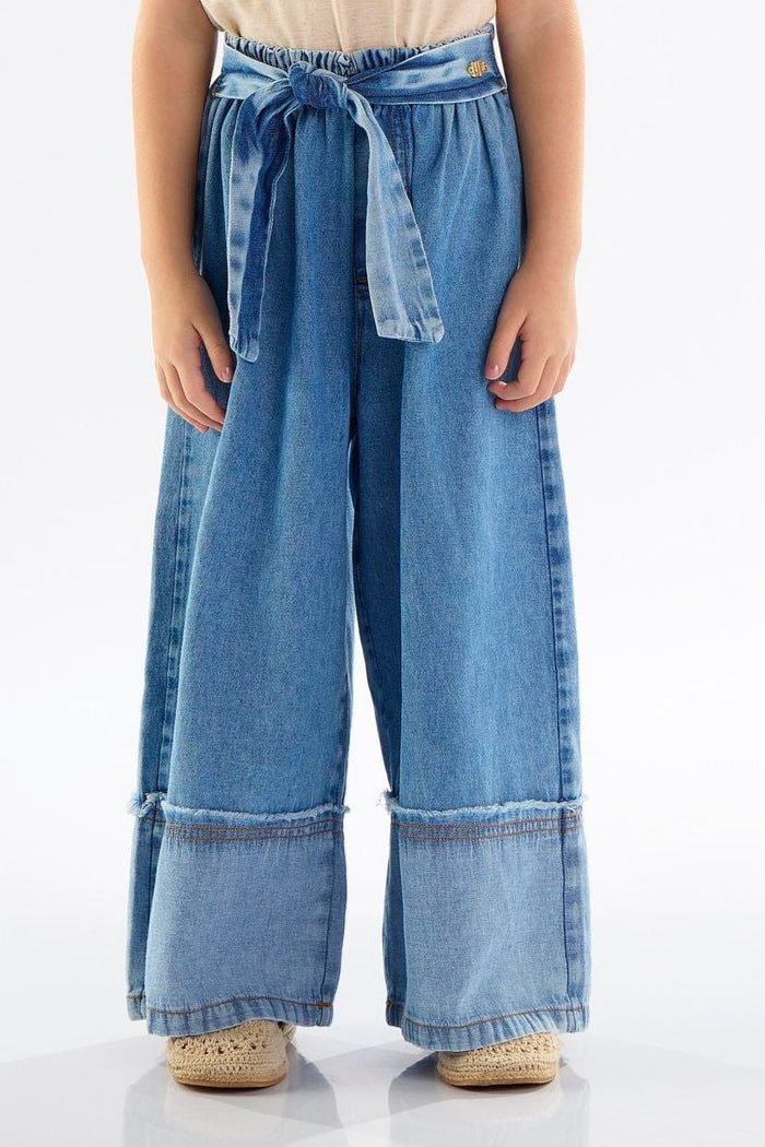 UP BABY NIÑA PANTALON DENIM BLUE