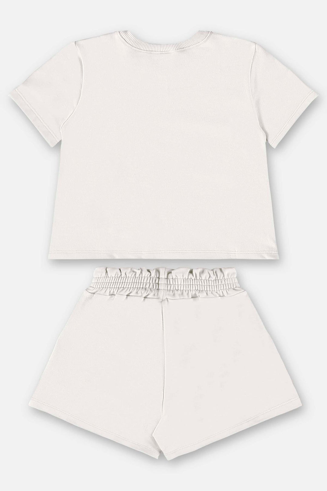 UP BABY NIÑA CONJ DE SHORT OFF WHITE