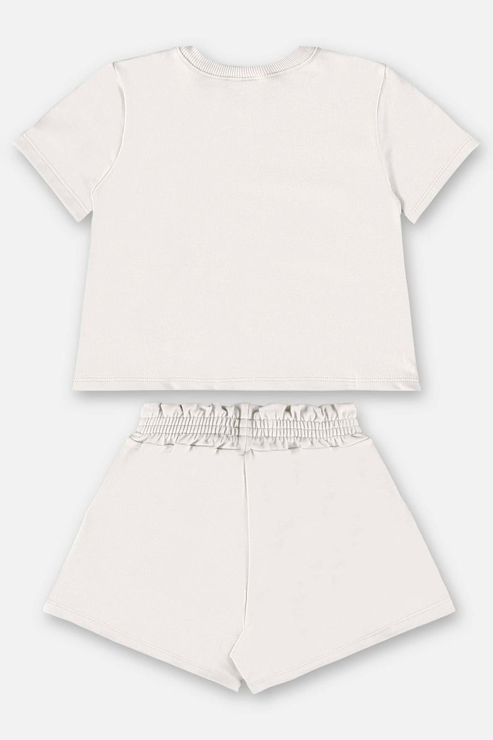 UP BABY NIÑA CONJ DE SHORT OFF WHITE