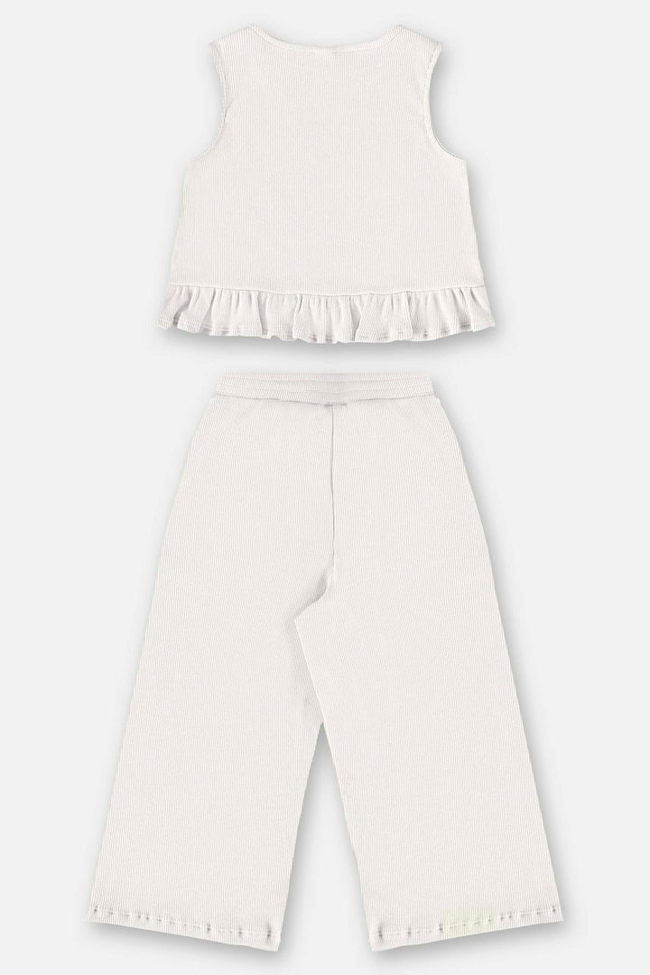 UP BABY NIÑA CONJ DE PANTALON OFF WHITE