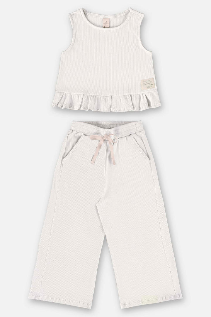 UP BABY NIÑA CONJ DE PANTALON OFF WHITE