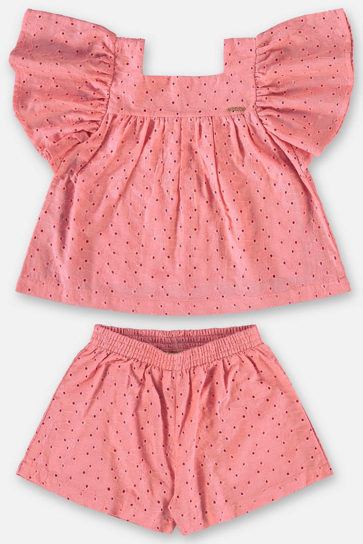 UP BABY NIÑA CONJ DE SHORT PINK