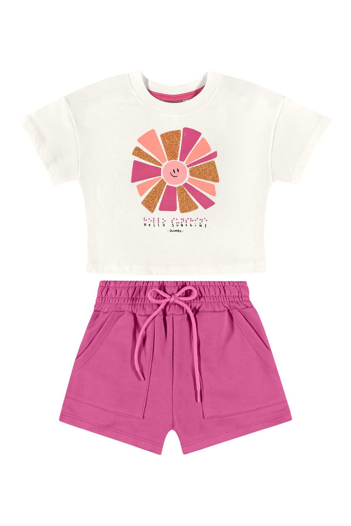 QUIMBY NIÑA VESTIDO OFF WHITE