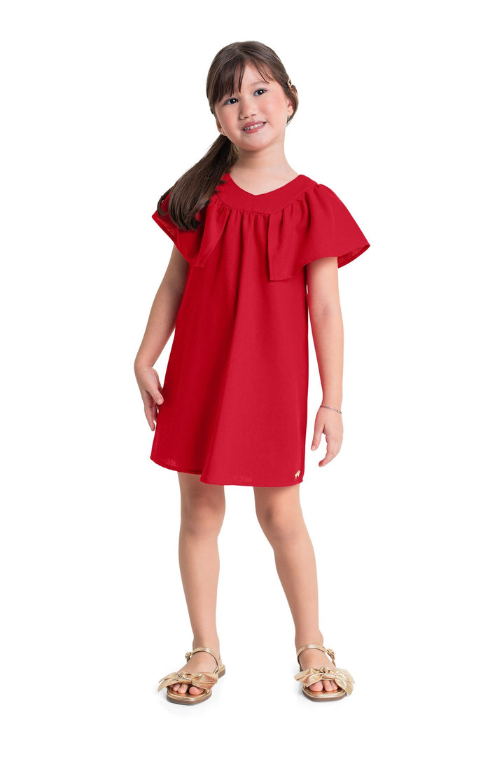 QUIMBY NIÑA VESTIDO RED