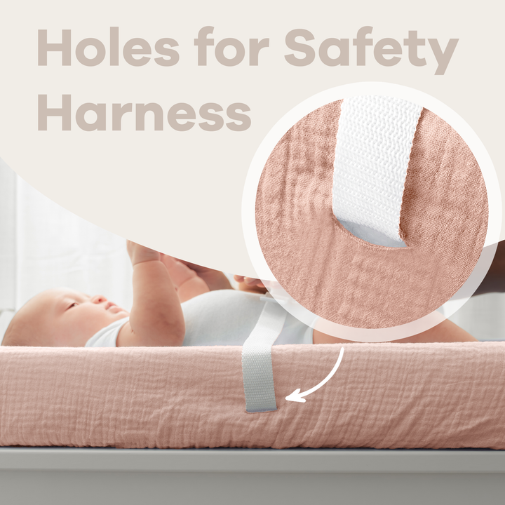 COMFY CUBS FORRO PARA PAD CAMBIADOR MUSLIN BLUSH