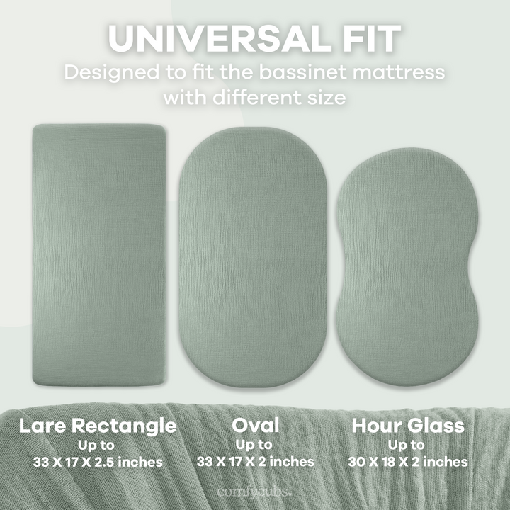 COMFY CUBS FORRO DE CUNA BASSINET FERN