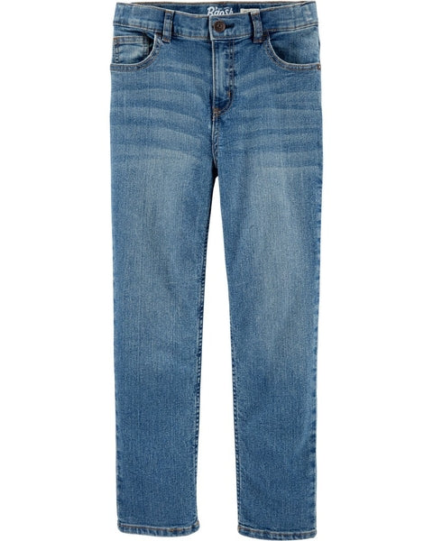 OSHKOSH NIÑA JEAN CORE DENIM MEDIUM WASH STRAIGHT FIT