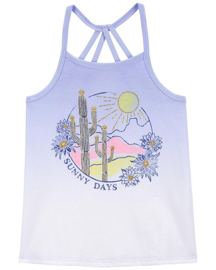 OSHKOSH NIÑA TSHIRT PURPLE CACTUS TANK