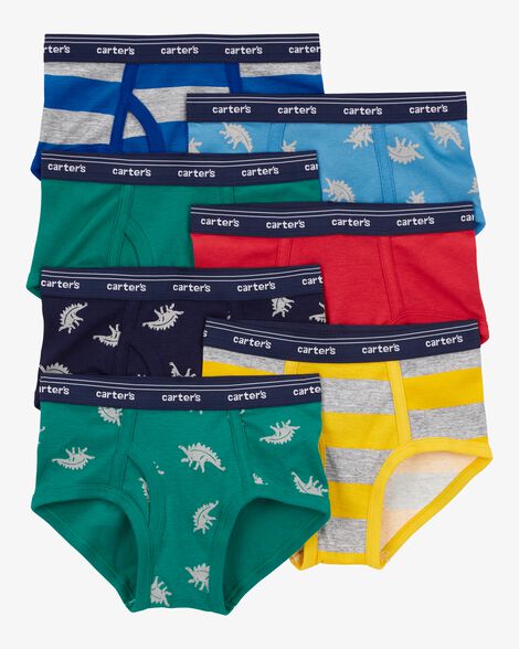 CARTERS NIÑO CALZONCILLO COLORFUL STRIPE/DINO PRT 7PK