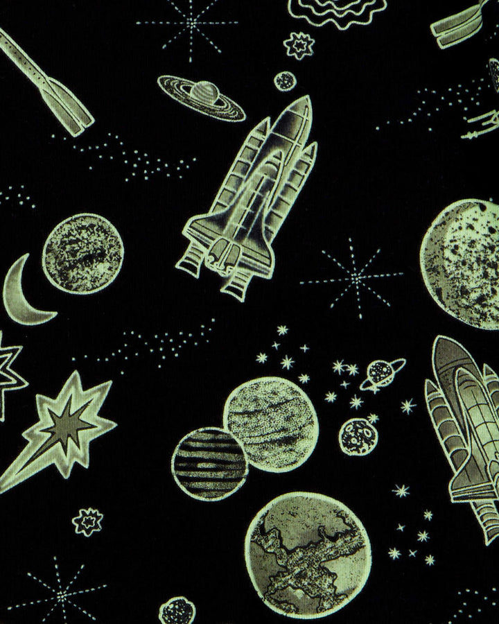 CARTERS NIÑO PIJAMA GREEN/BLK SPACE 4PK