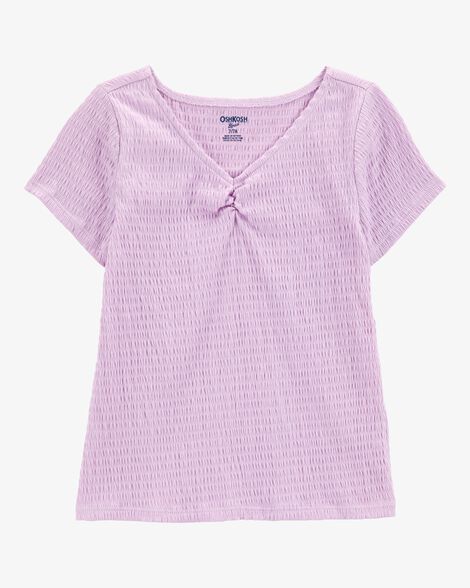 OSHKOSH NIÑA BLUSA TEXTURED TOP PINK