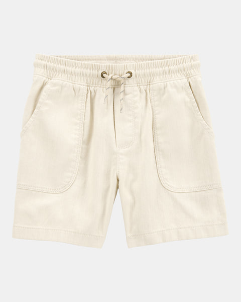 Carters Short Woven Khaki para Niño