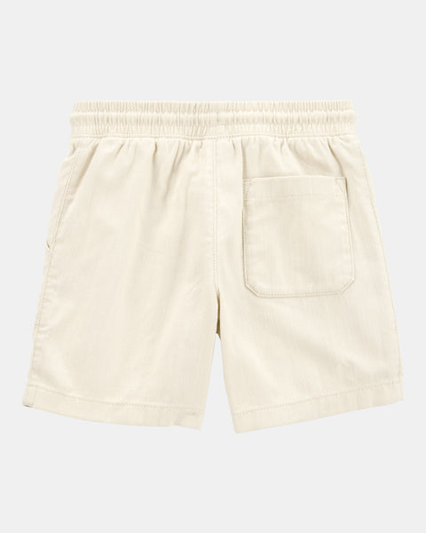 Carters Short Woven Khaki para Niño