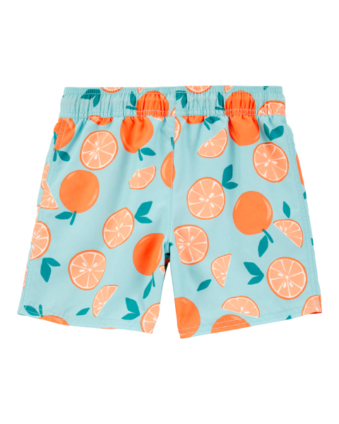 CARTERS NIÑO VESTIDO DE BAÑO ORANGE PRINT TRUNK