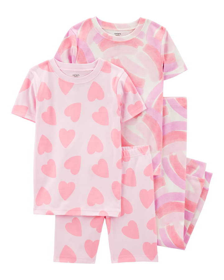CARTERS NIÑA PIJAMA PRINT 4PZ