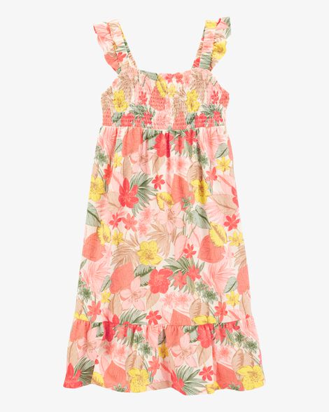 CARTERS NIÑA VESTIDO MIDI FLORAL