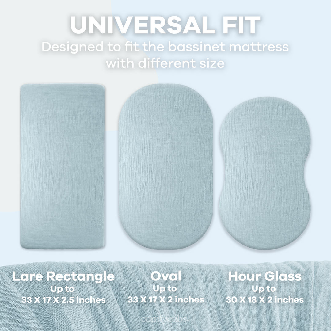 COMFY CUBS FORRO DE CUNA BASSINET SKY BLUE