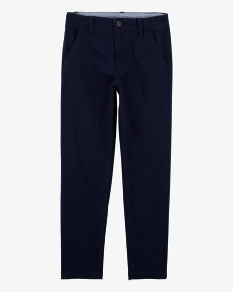 OSHKOSH NIÑO PANTALON FLAT FRONT NAVY