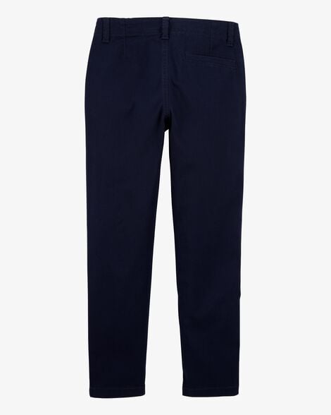 OSHKOSH NIÑO PANTALON FLAT FRONT NAVY