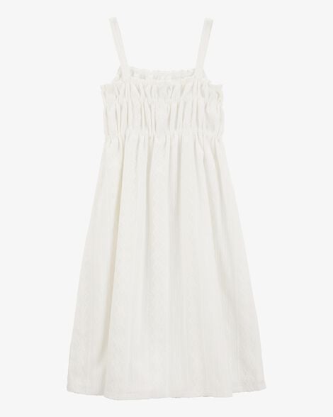 CARTERS NIÑA VESTIDO MIDI WHITE