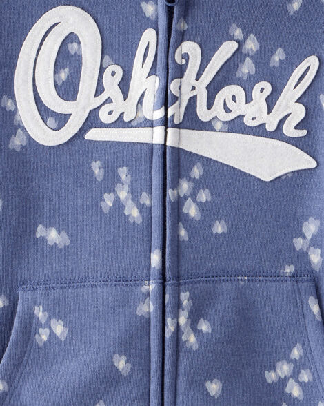 OSHKOSH NIÑA ABRIGO KG LOGO FLORAL NAVY