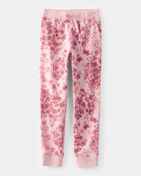 OSHKOSH NIÑA PANTALON KG LOGO FLORAL PINK
