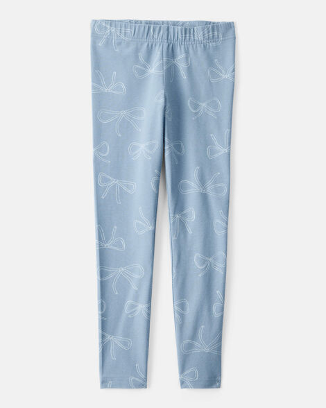 CARTERS NIÑA LEGGIN BLUE BOW PRINT