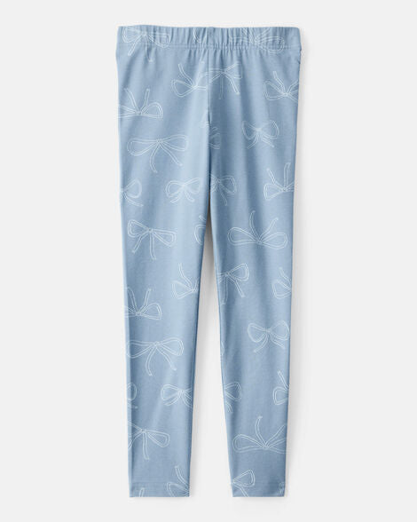 CARTERS NIÑA LEGGIN BLUE BOW PRINT
