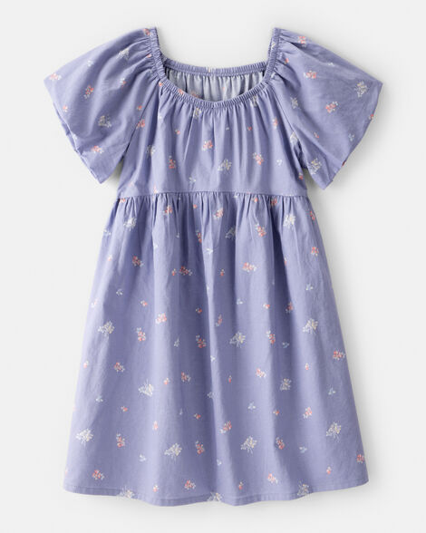 OSHKOSH NIÑA VESTIDO WOVEN BLUE