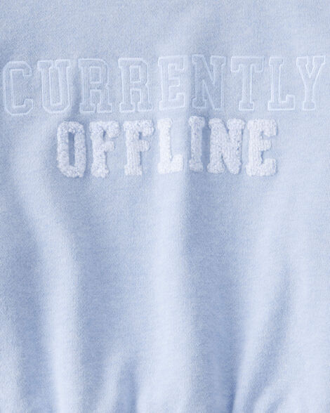 OSHKOSH NIÑA ABRIGO KG GRAPHIC CREW BLUE