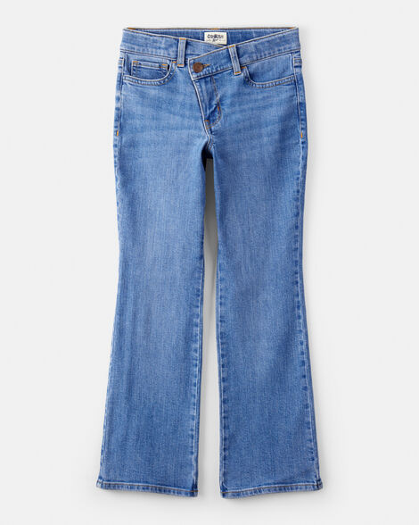 OSHKOSH NIÑA JEAN DENIM BOOTCUT CROSSOVER BLUE