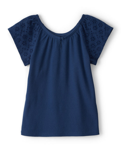 Carters Blusa Eyelet para Niña