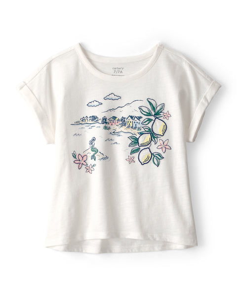 Carters Tshirt Hi Low para Niña