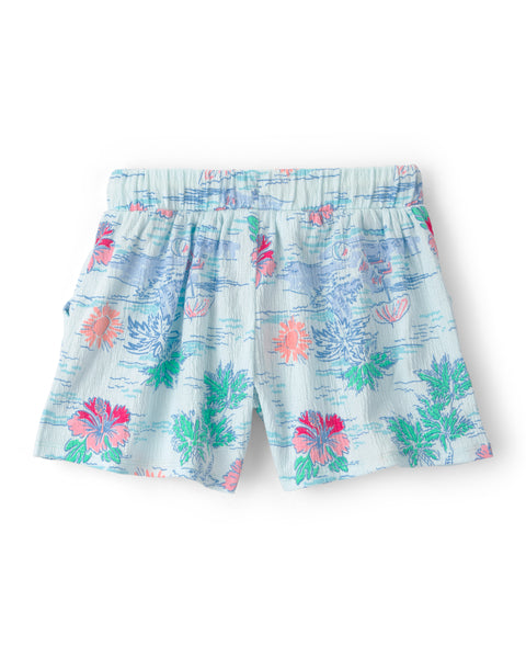 Carters Short Crinkle Prt para Niña