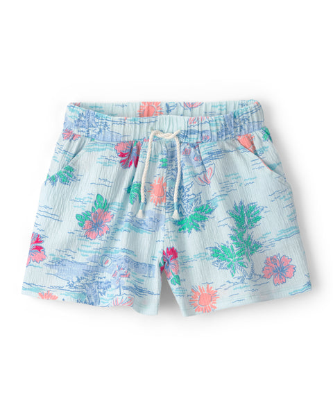 Carters Short Crinkle Prt para Niña