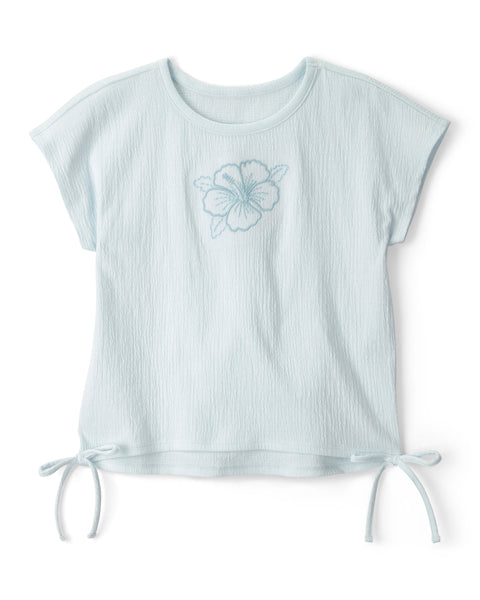 Carters Tshirt Crinkle Blue para Niña