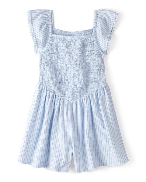 OSHKOSH NIÑA OVEROL KNIT SMOCKED