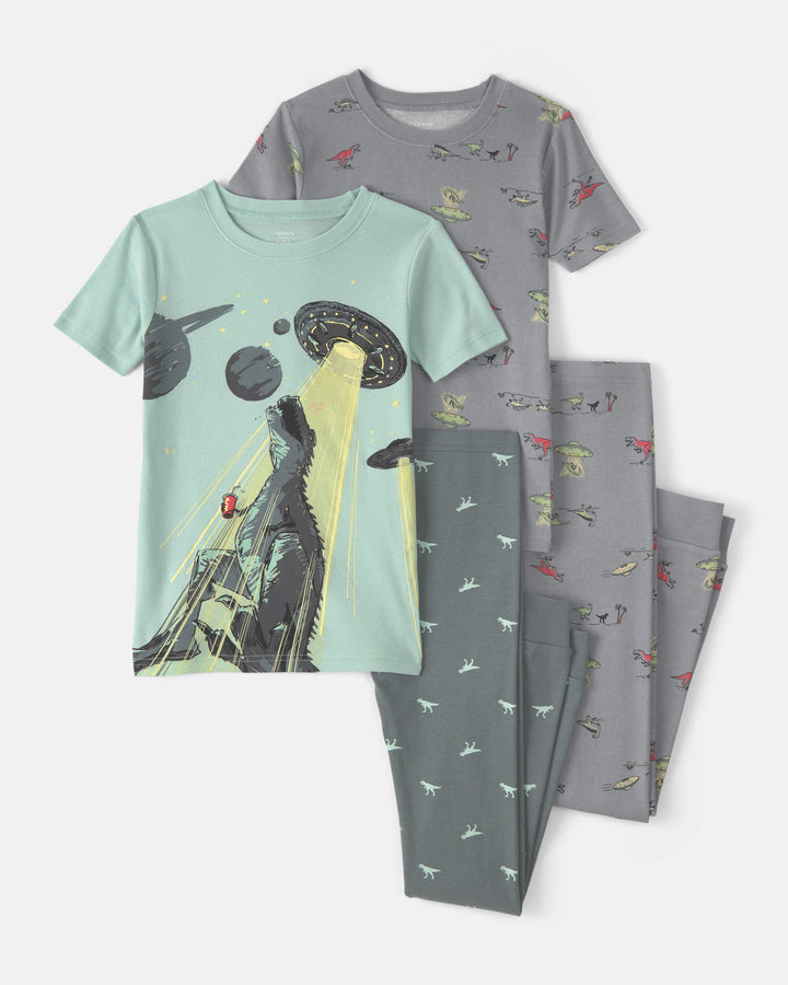 CARTERS NIÑO PIJAMA COTTON 4PCS