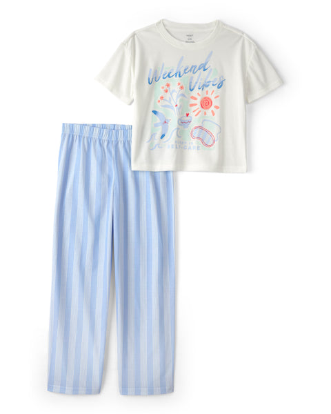 Carters Pijama Poly 2pcs para Niña