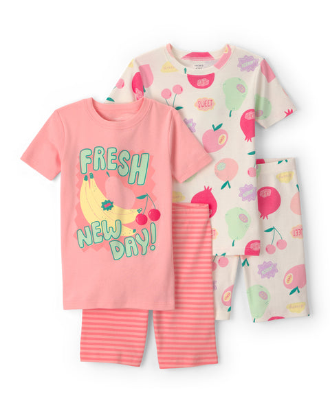 Carters Pijama Cotton 4pcs para Niña