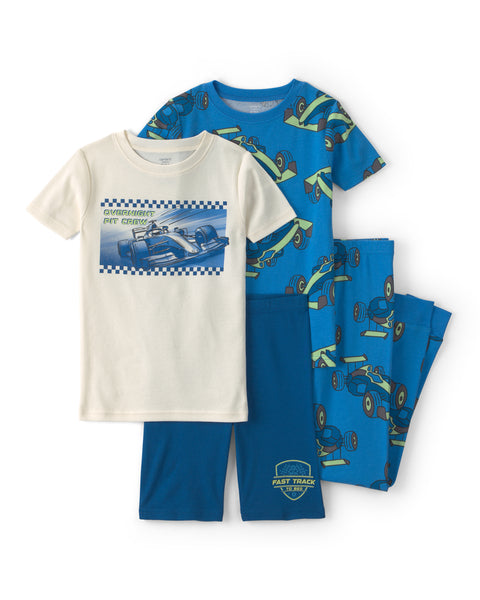 Carters Pijama Cotton Print 4pcs para Niño