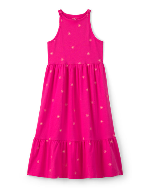 Carters Vestido Knit Maxi Pink para Niña