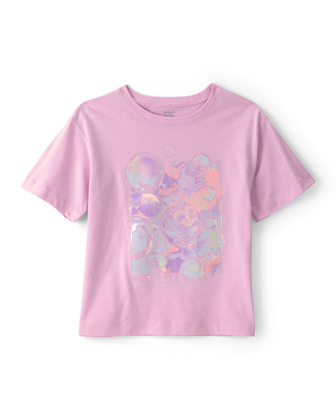 Carters Tshirt Oversized Pink para Niña