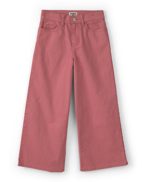 OSHKOSH NIÑA PANTALON WIDE LEG CROPPED